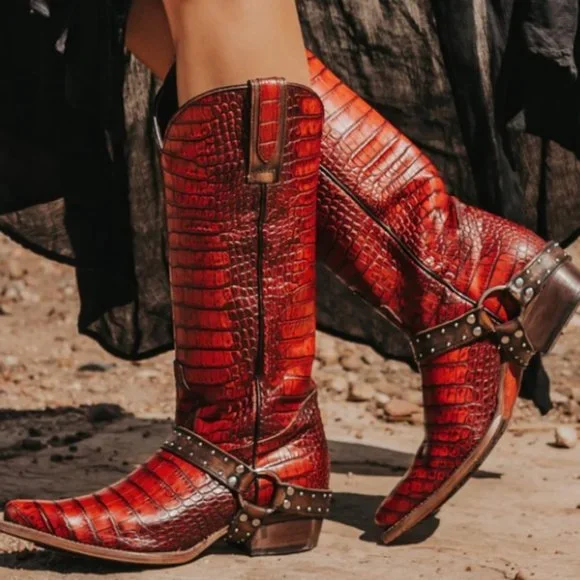 Freebird Cowgirl Red Boots Freebird By Steven Shoes Freebird